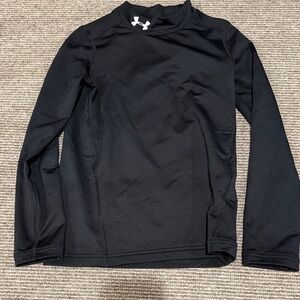 Under Armour Black Performance Top-Boys Small